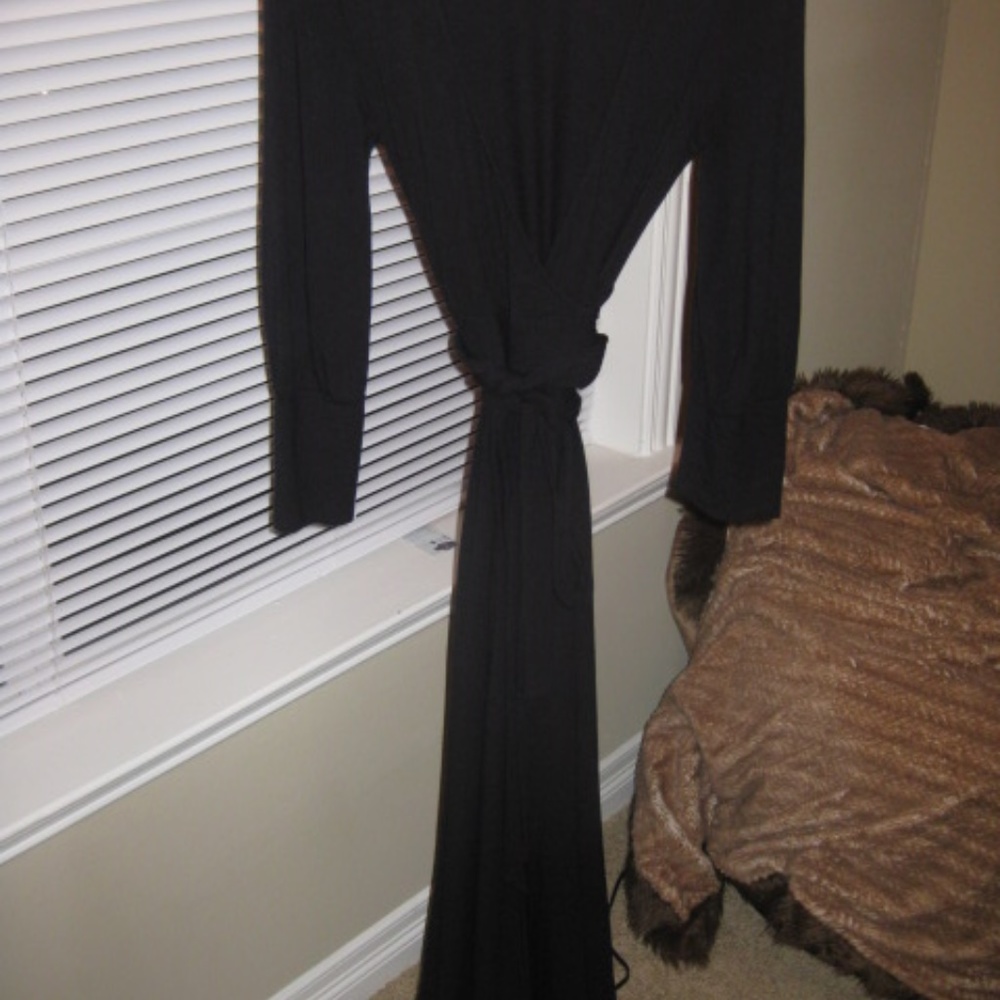 Black Wrap Dress